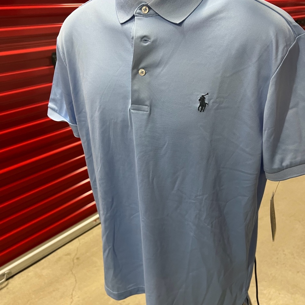 Ralph Lauren Men's Sky Blue Polo Shirt - Picture 5 of 7